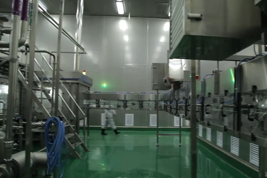 中沃饮料灌装无菌车间净化装修工程案例